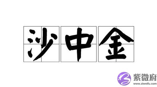 沙中金命是什麽意思 沙中金命详解