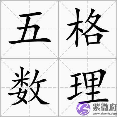姓名学的五格数理分析 姓名学的五格数理分析