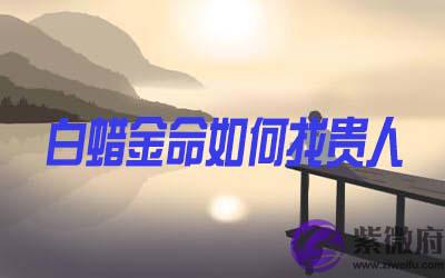 白蜡金命的人怎麽找到贵人