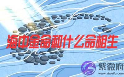 海中金命和什麽命相生