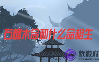 石榴木命和什麽命相生