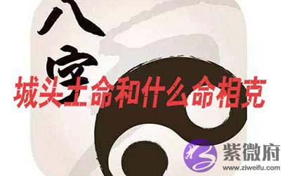 城头土命和什麽命相克