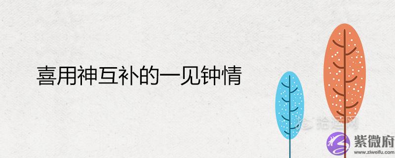 喜用神互补的一见钟情是真的吗