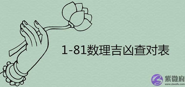 1-81数理吉凶查对表 -81数理吉凶查对表"