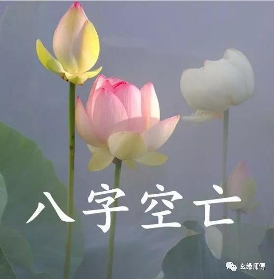 生辰四柱空亡，@￥空亡口诀