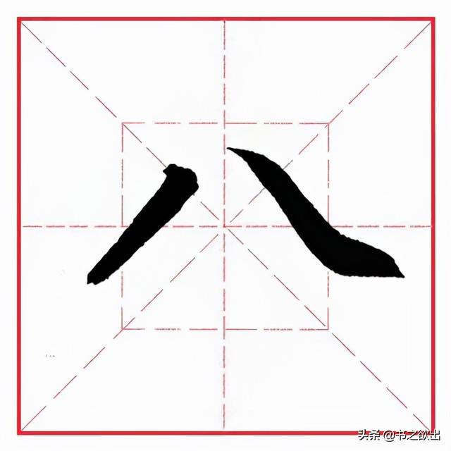 田英章毛笔行书《偏旁部首 • 生辰头》