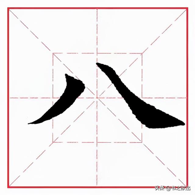 田英章毛笔行书《偏旁部首 • 生辰头》