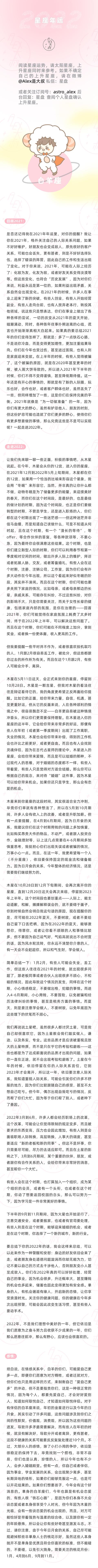 （年运）Alex 12星座2022年年度运势