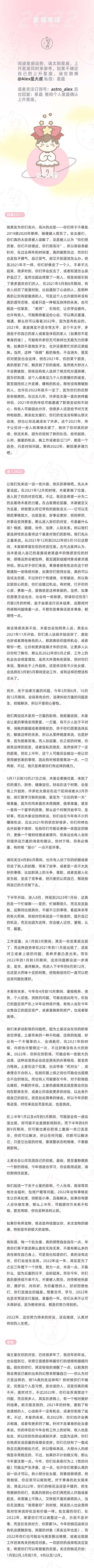 （年运）Alex 12星座2022年年度运势