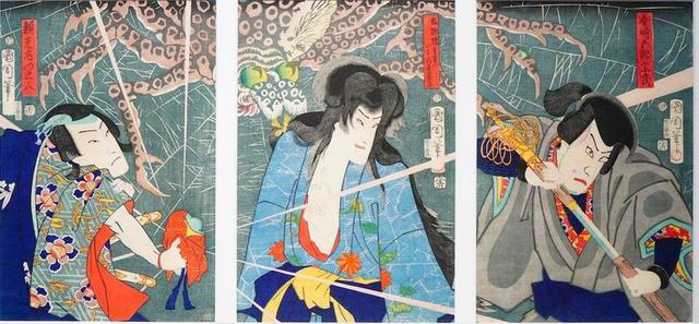 浮世绘中的“百鬼夜行”，北京呈现日本妖怪文化展