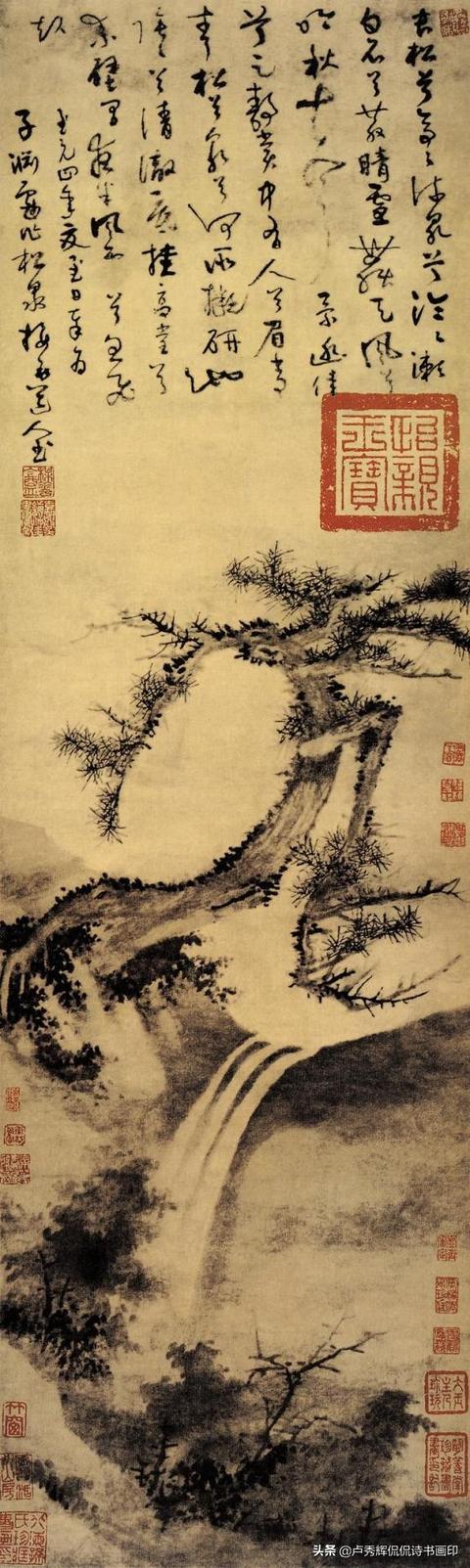 吴镇一个@￥占卜的巨富，不安于本行，成了诗书画印大师