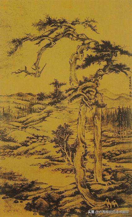 吴镇一个@￥占卜的巨富，不安于本行，成了诗书画印大师