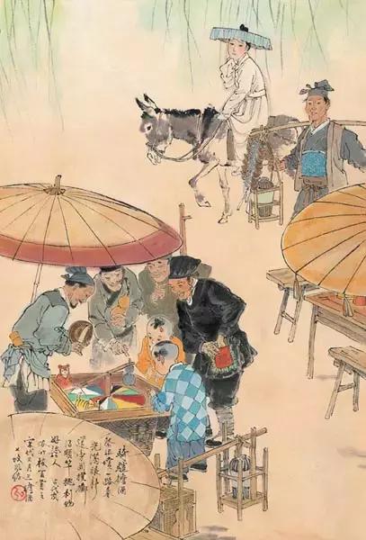 中国古代风俗一百图，珍藏！