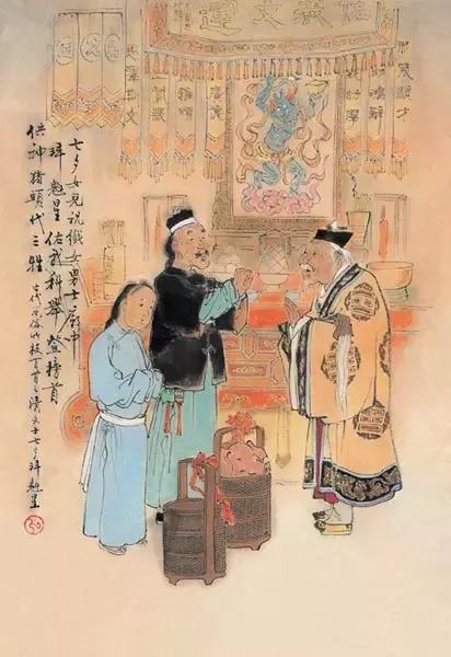 中国古代风俗一百图，珍藏！