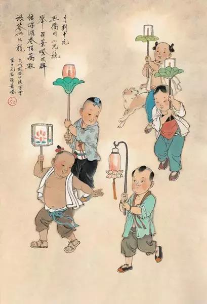 中国古代风俗一百图，珍藏！
