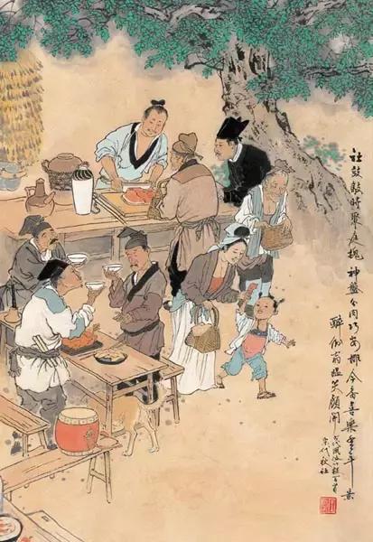 中国古代风俗一百图，珍藏！