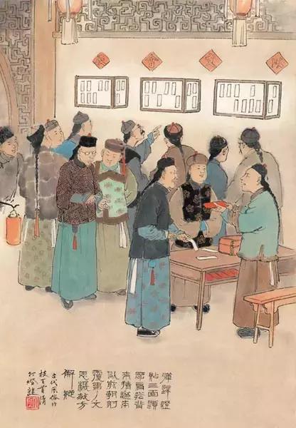 中国古代风俗一百图，珍藏！