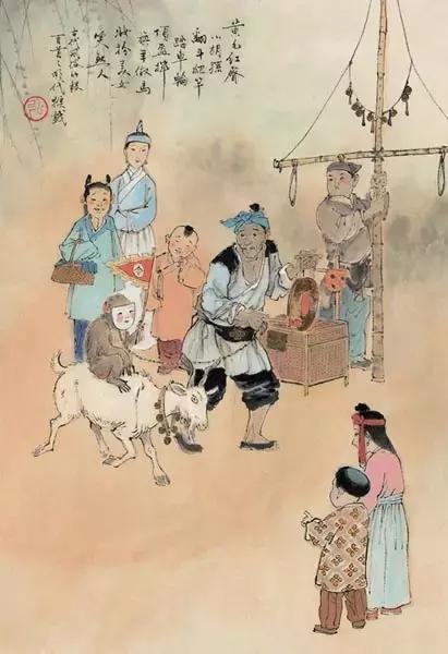 中国古代风俗一百图，珍藏！