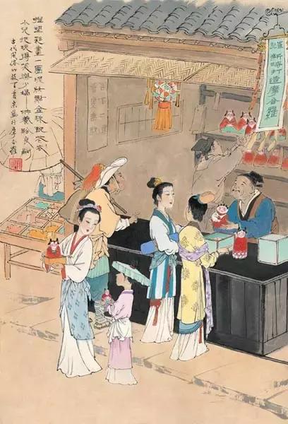 中国古代风俗一百图，珍藏！