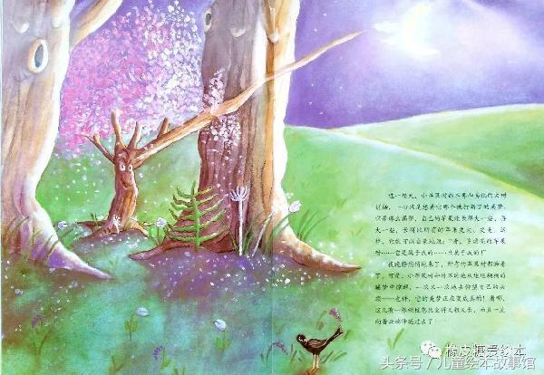 绘本故事《一个长上天的大苹果》分享的快乐