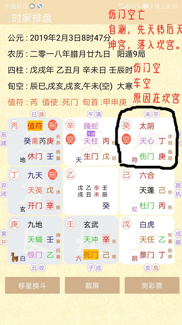 奇门遁甲伤门与惊门：博弈使用小技巧，外加一个迫宫局解说