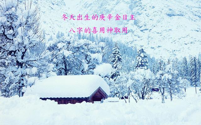 天干庚辛金的日主，生辰命局在一年四季春夏秋冬喜用神的取用