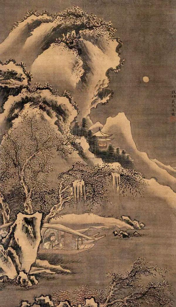 鉴赏｜小雪：书画印中的寒江独钓与流风回雪