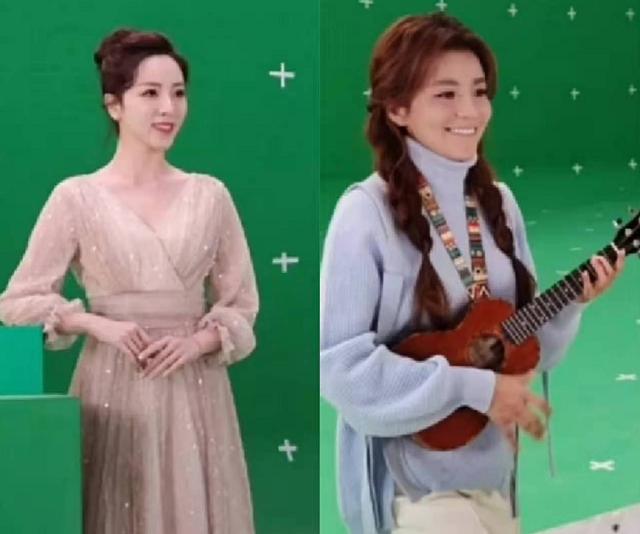 央视名嘴大同框！张蕾李思思扎丸子头气质出众，董卿捧礼盒超温柔