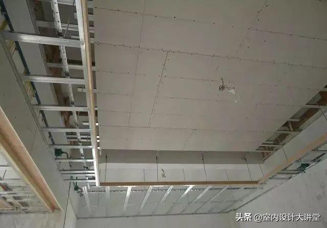 天花石膏板吊顶施工工艺做法