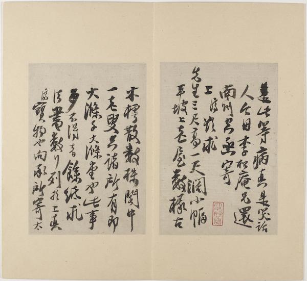 石涛八大合作绘画意外现“三胞”，刘海粟美术馆邀公众解疑