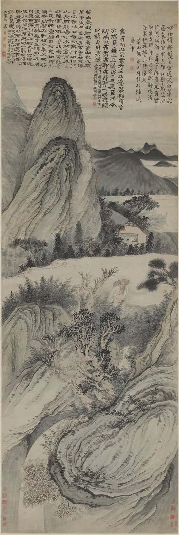 石涛八大合作绘画意外现“三胞”，刘海粟美术馆邀公众解疑
