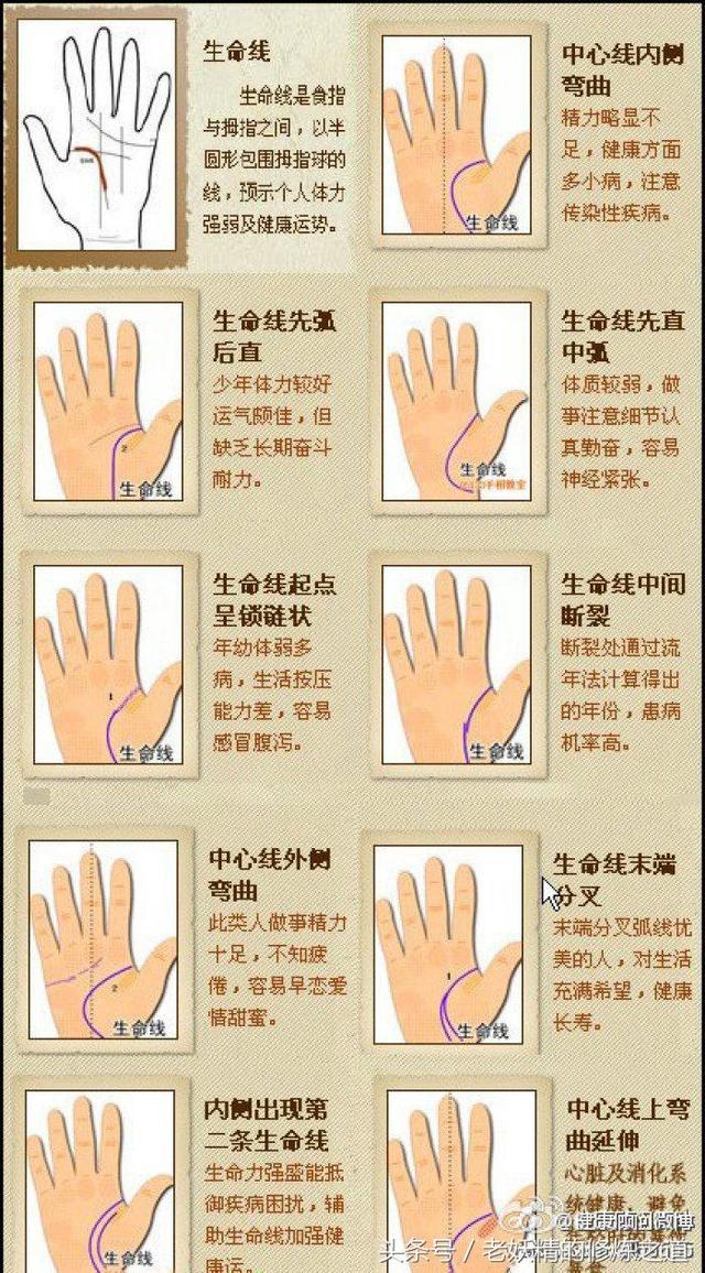 奇妙的生命线——左手先天，右手后天