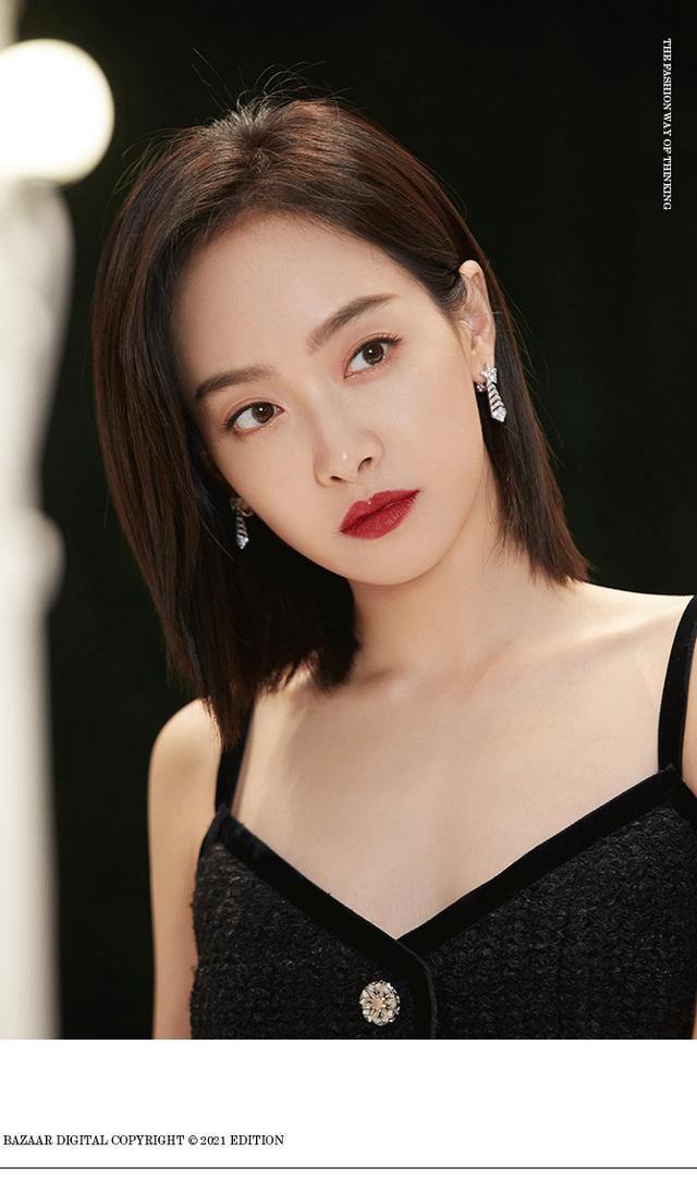 齐刘海回归,不过她这次有点不一样了?