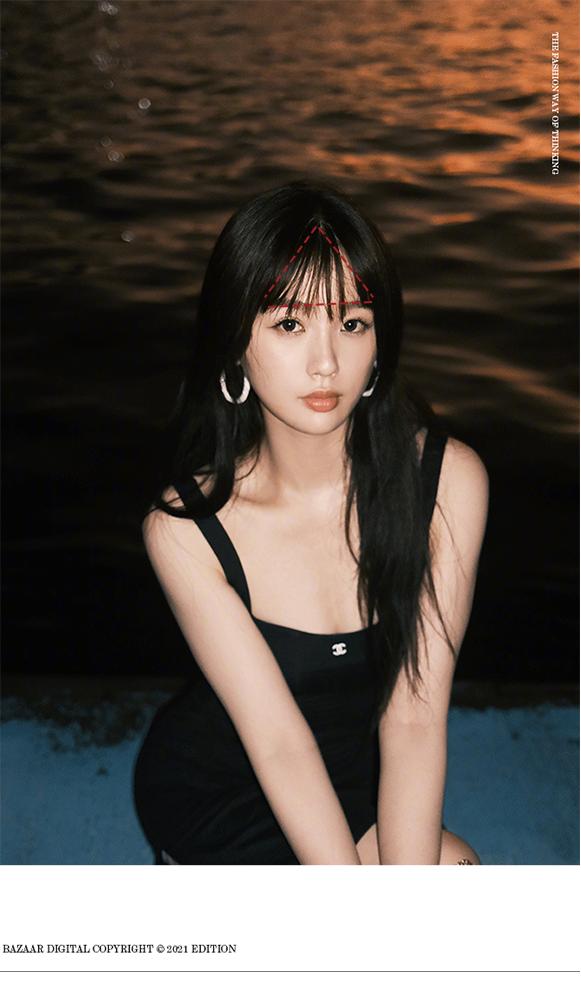 齐刘海回归,不过她这次有点不一样了?