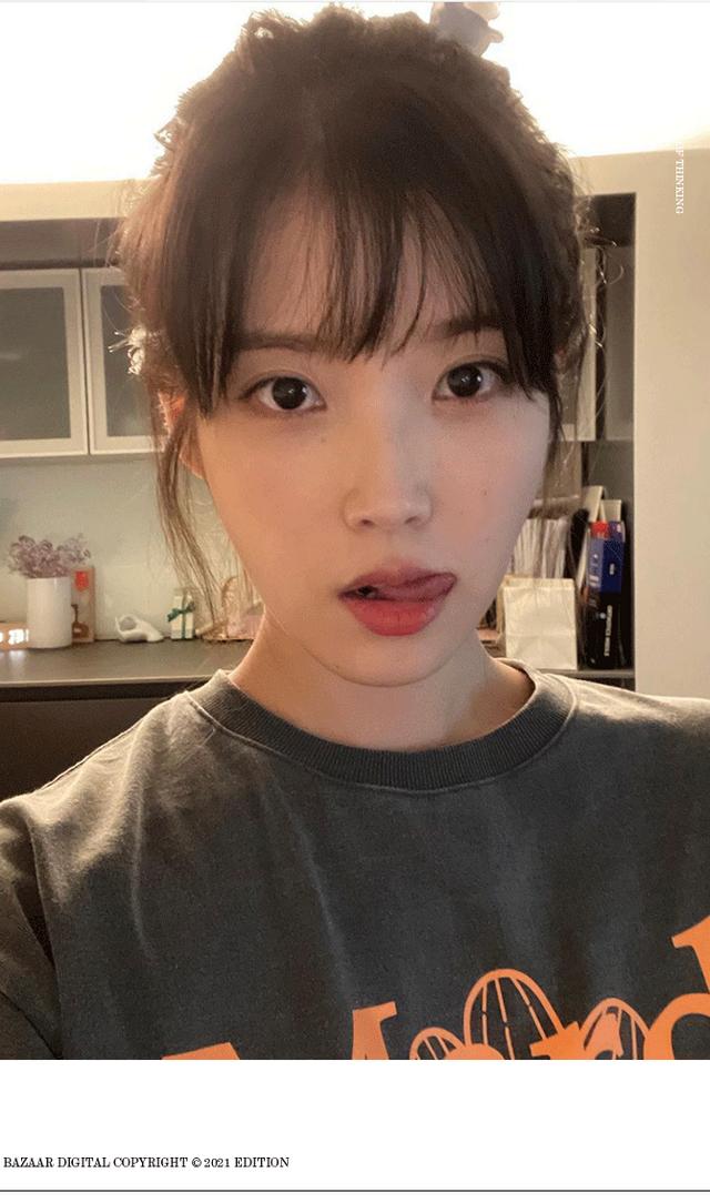 齐刘海回归,不过她这次有点不一样了?