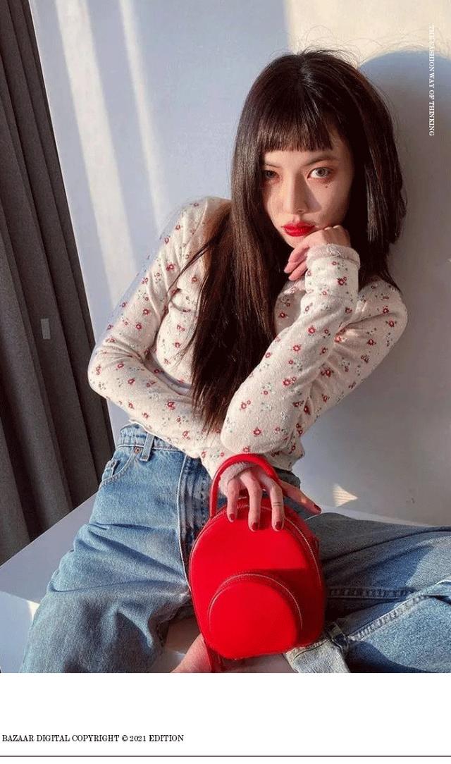 齐刘海回归,不过她这次有点不一样了?