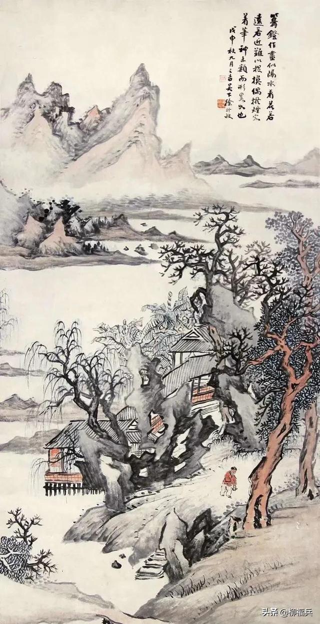 三十幅名家山水中堂，太养眼了