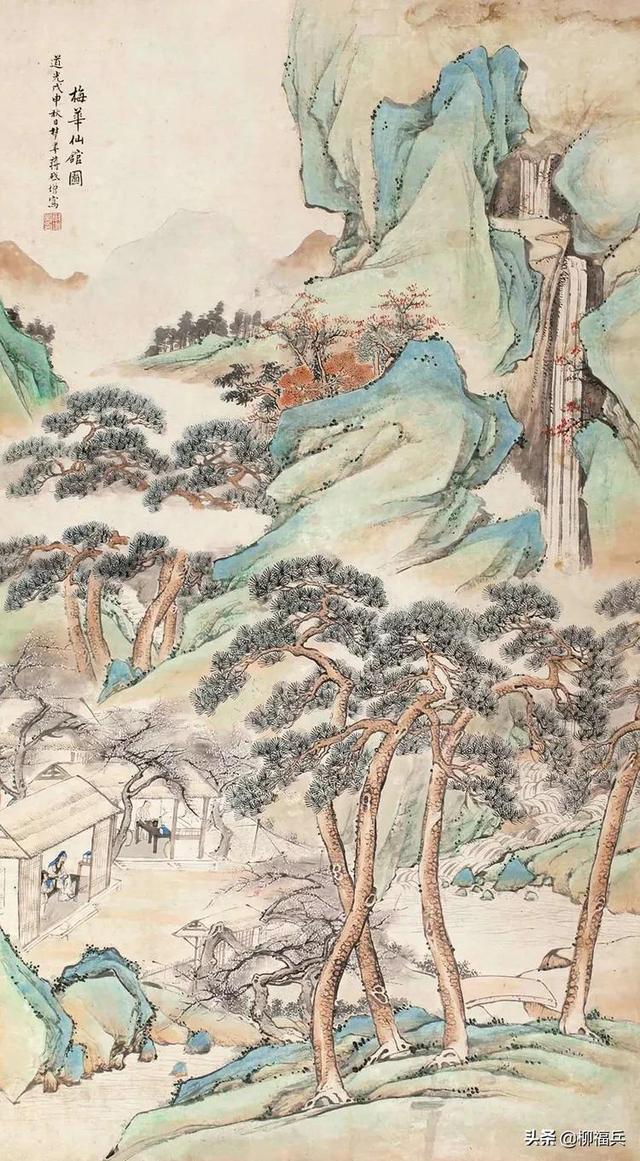 三十幅名家山水中堂，太养眼了