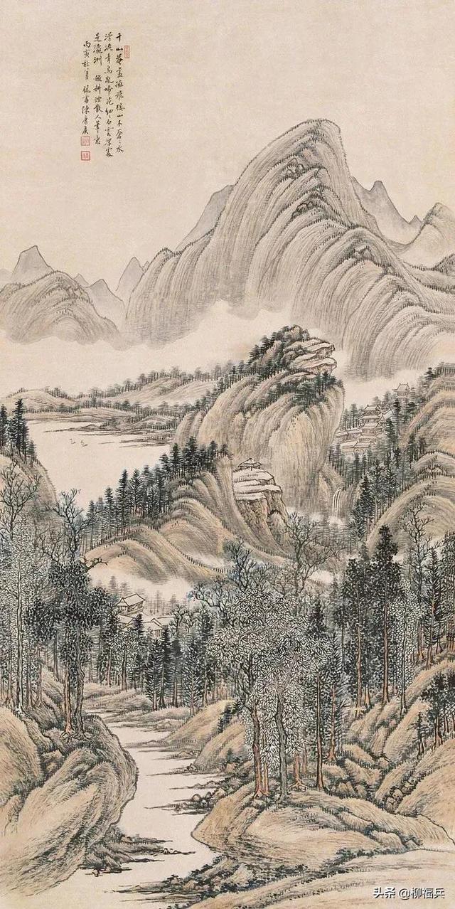 三十幅名家山水中堂，太养眼了