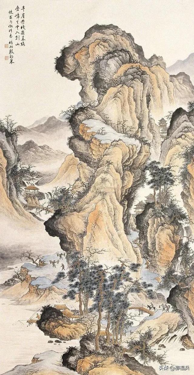 三十幅名家山水中堂，太养眼了