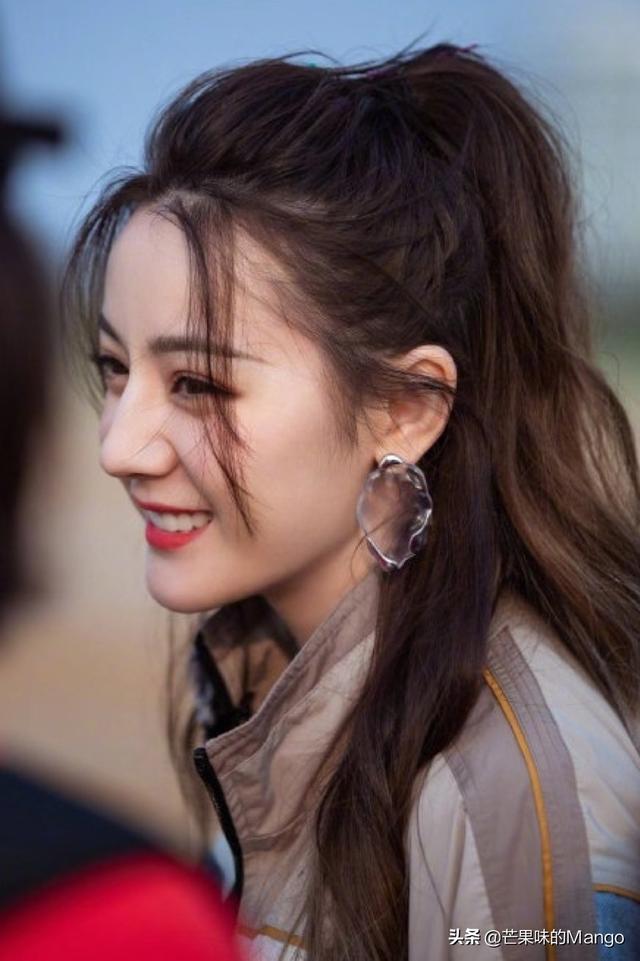 热巴的龙须刘海，杨紫的生辰刘海，选对了发型，再也不用担心脸胖