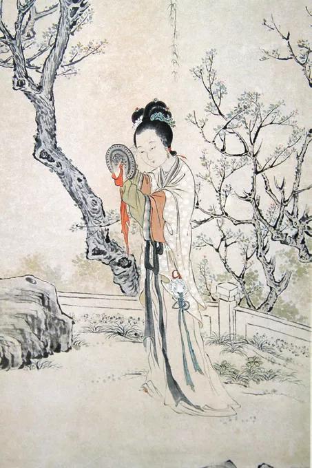 古人涂脂抹粉，除了红妆白妆，还有墨妆、紫妆、额黄妆、啼妆