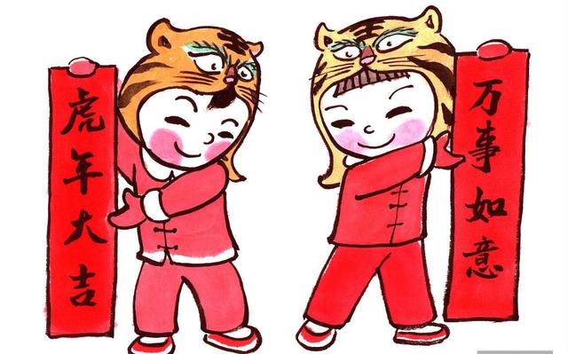 6首春联的古诗词,20副虎年春联大吉大利
