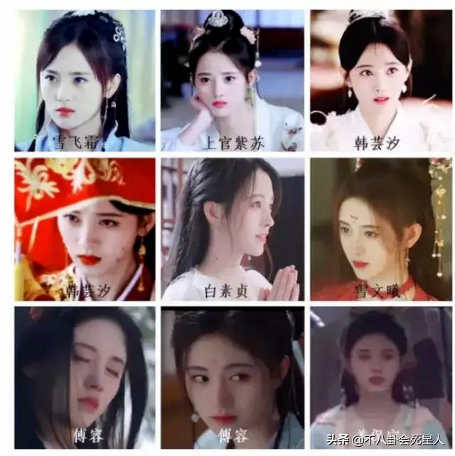 鞠婧祎婚纱造型暴露缺点，被风吹成大光明，与有刘海时判若两人