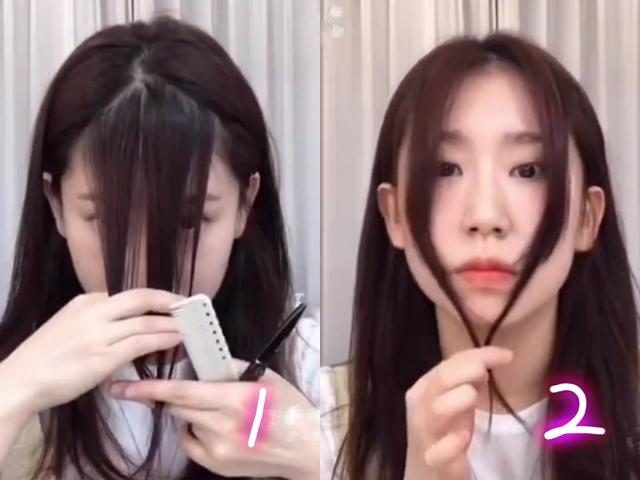 手残党也能学会的空气刘海和生辰刘海的修剪方法，在家轻松剪刘海
