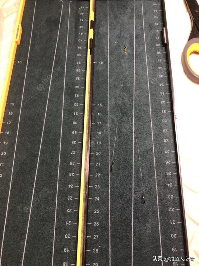 冬季野钓子线双钩绑制技巧，新手看过来