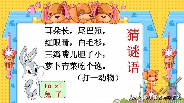 统编版一年级语文上册第6课《比尾巴》知识点+图文解读