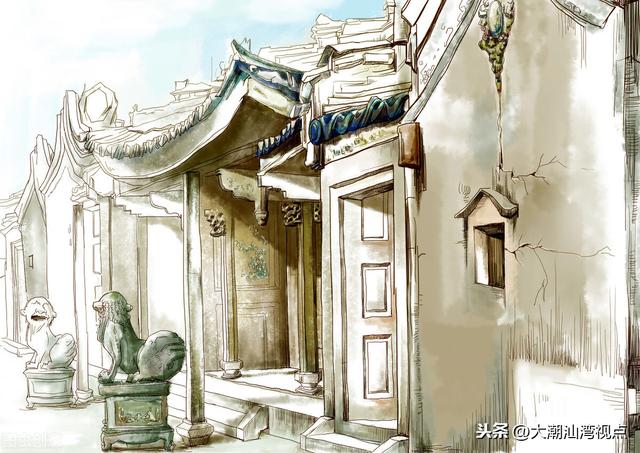 潮汕民居的“包巷”