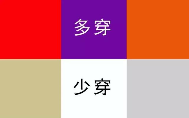 穿什么颜色会改变运势？最全的数字五行穿搭配色！