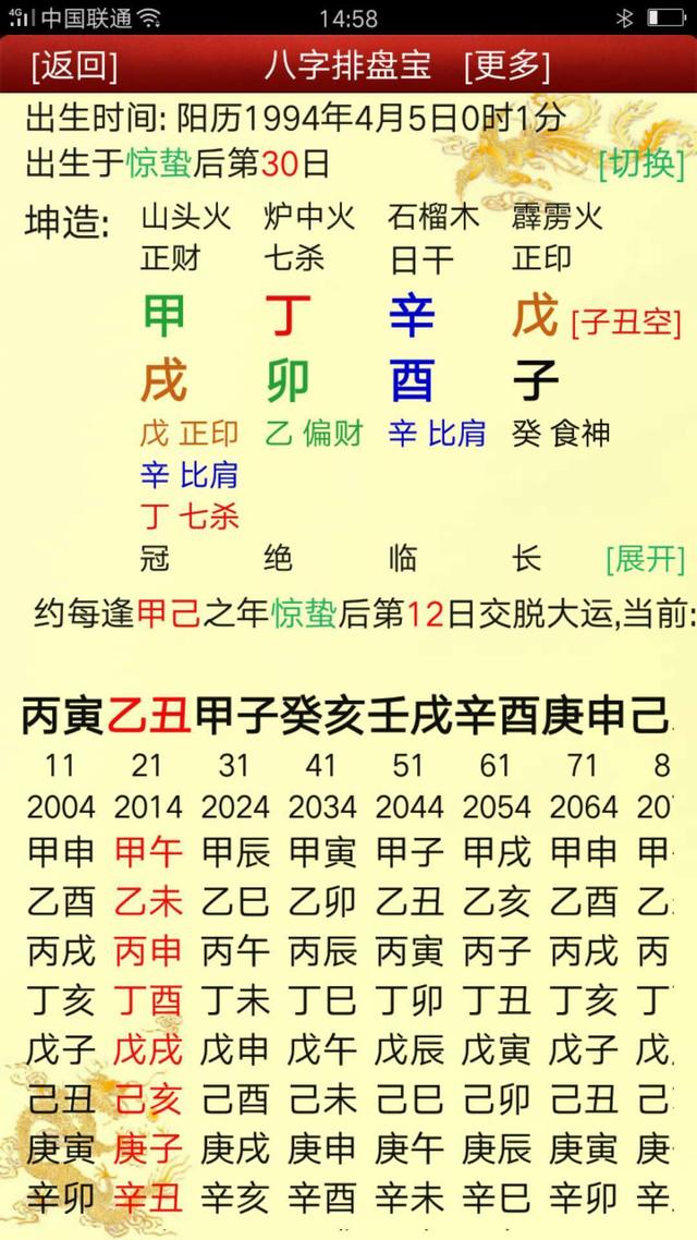 月、日二柱天克地冲，婚姻难以幸福的八字解析